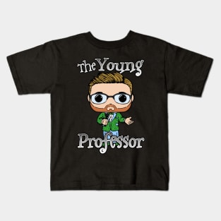 Young Professor Turtle Green Kids T-Shirt